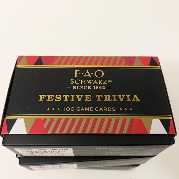 FAO Schwarz Charades Card Games Party 3 Pack Who am I Festive Trivia - Picture 6 of 9